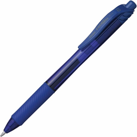 Pentel Pen Set, Blue, Non-Erasable, Gel, PK12 BL110-C