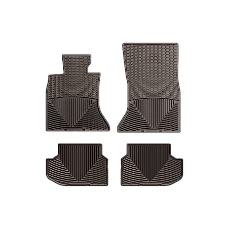 Weathertech Cocoa, Front and Rear All Weather Floor Mats W204CO-W331CO