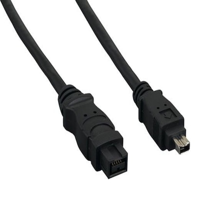 Sanoxy 6ft IEEE 1394b FireWire 800 9-pin to 4-pin, Black SNX-CBL-LDR-FW101-1106