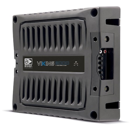 Banda Competition Vehicle Audio Amplifier w/Built in Subsonic Filter up to 9000 Watts RMS PROFESSIONAL HA VIK8000.1BK