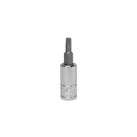 Genius Tools 1/4in Dr. T-20 Star Bit Socket 45mmL 208+6120