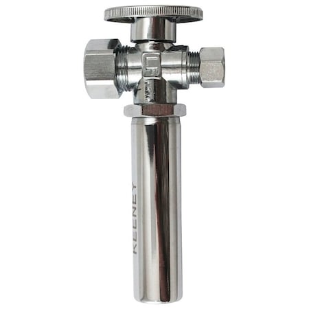 Plumb Pak Straight Valve, 58 x 38 in Connection, FIP, 125 psi Pressure, Brass Body K2068WHALF