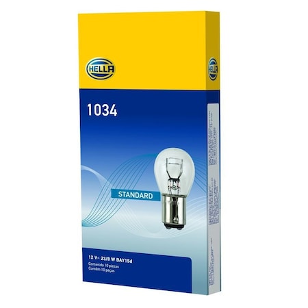 Hella Turn Signal Light Bulb, 10PK 1034