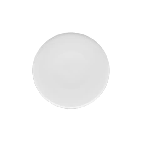 Homeroots White Six Piece Porcelain Service For Six Salad Plate Set 483484
