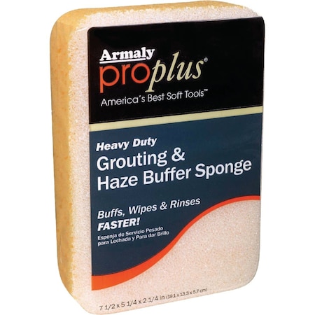 Armaly ProPlus 7-1/2'' L Haze Buffer & Grout Sponge 606