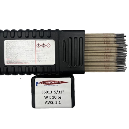 Star Tech Weld E6013 Welding Rod 5/32" E6013 Stick Welding Electrodes 10Lbs with Soft Steady Arc 5/32" E6013-532-10