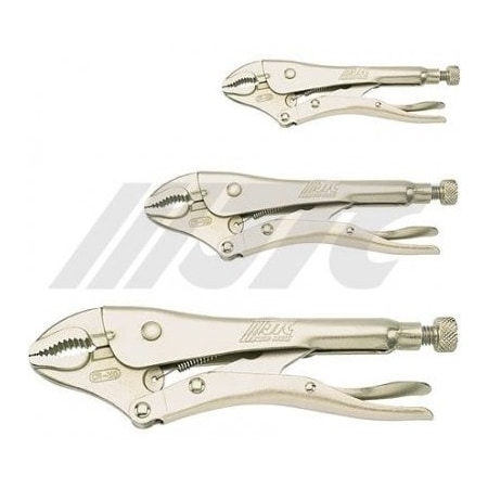 Jtc Auto Tools 10in Locking Pliers, Chrome Moly Steel Drop Forged, Nickel Plated, Includes Knife 10WR