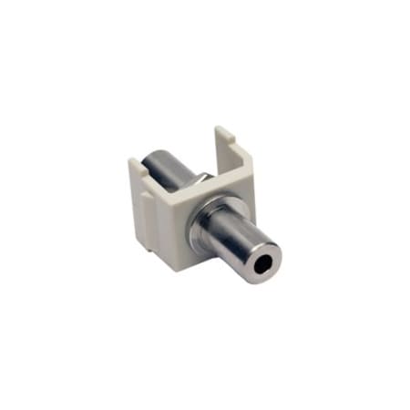 Hubbell Premise Wiring Snap Fit Keystone Stereo Jack, F/F SF35FFOW