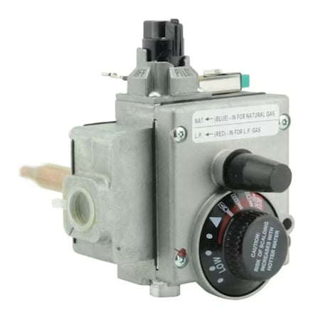 Rheem Water Heater Gas Valve (Thermostat) - Convertible. Replaces AP15162B SP20262B