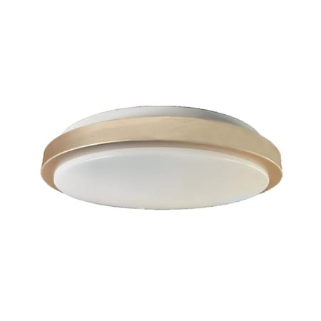 Honya Lighting LED Flush Mount Ceiling Light Single Ring/ Gold Finish/ 13 in HY-FM13-16WCCT-GN
