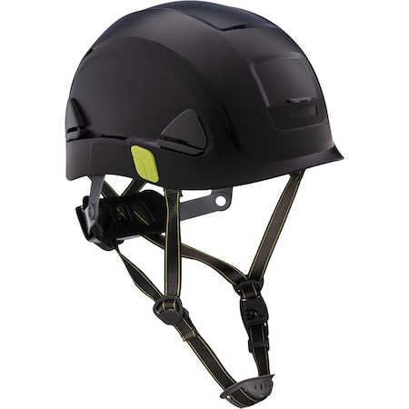 Fibre-Metal By Honeywell Type II Non-Vented, Industrial Climbing Helmet w/HDPE Shell, 8-Point Textile Suspension, Wheel Ratchet CSH10011
