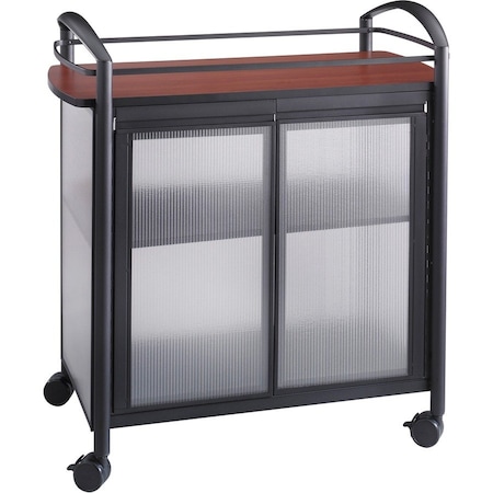 Safco Refreshment Cart, Black 8966BL