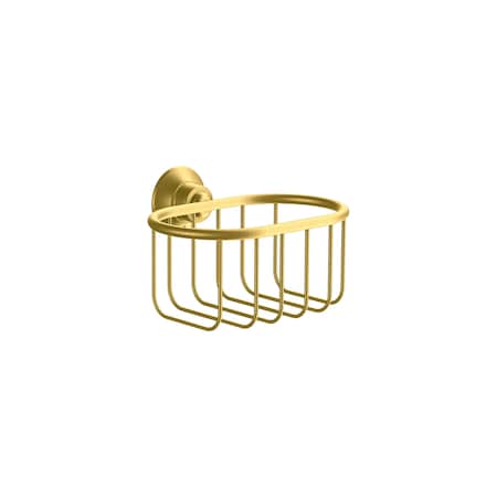 Axor Montreux Shower Basket in Brushed Gold Optic 42065250