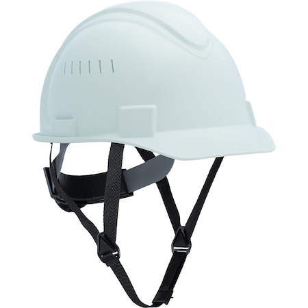 North Short Brim, Type I Vented, Hard Hat w/HDPE Shell, 4-Point Textile Suspension, Wheel Ratchet Adjustment NSB21001