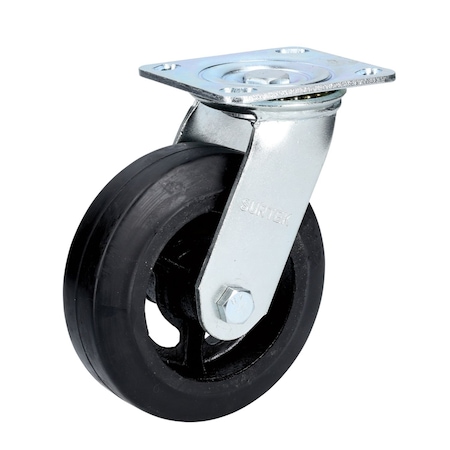 Surtek Rubber Swivel Caster 6in RH15G