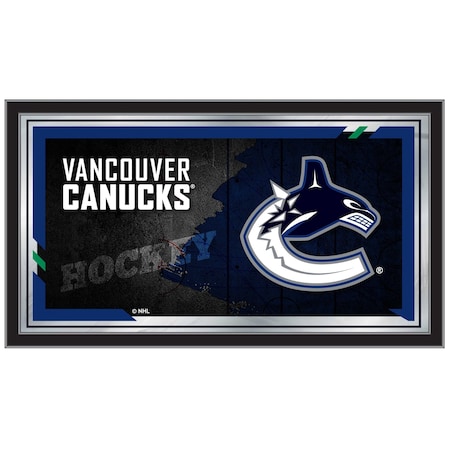 Holland Bar Stool Co Vancouver Canucks 15" x 26" Hockey Collector Mirror by Holland Bar Stool Company MColVanCan