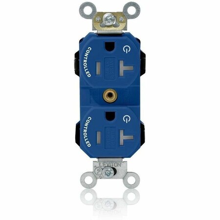 Leviton Straight Blade Receptacle, 5-20R, 20 A, 125V AC, Flush Mount, Self-Grounded MT563-2SU