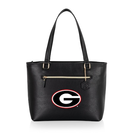 Picnic Time Family Of Brands NCAA Georgia Bulldogs Uptown Cooler Tote Bag - Insulated Lunch Bag 743-01-179-184-0