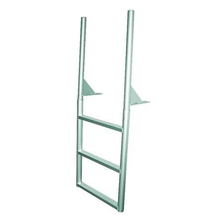 Jif Marine 3-Step Dock Ladder Anodized Aluminum EFLSN3
