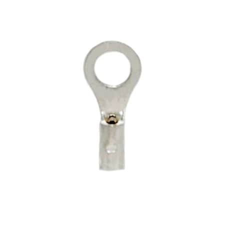 Nichifu Ring Terminal, #4 Stud Size, 20 AWG, 1000 PK 12404