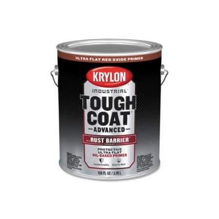 Krylon Industrial Tough Coat Advanced with Rust Barrier Technology Spray Paint, 1 gal, Red Oxide Primer 425-K00691008