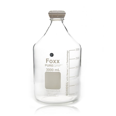 Foxx Life Sciences VacTrap, 2L, HDPE, Red Bin, 1/4" ID Tubing 302-2001-FLS