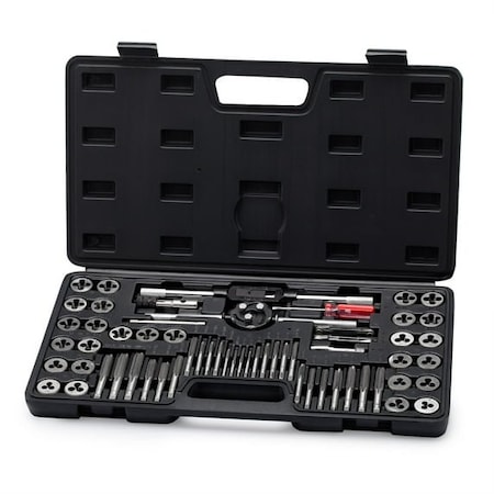 Florida Tools 60 Piece Metric & SAE Threading Tap & Die Tool Set 60PCMMSAE-TD