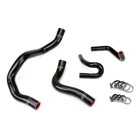 Hps Performance High Temp Reinforced Silicone Radiator and Heater Coolant Hose Kit, Black, 57-1413-BLK