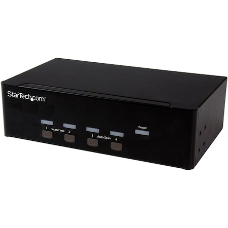 Startech.Com 4-port KVM Switch with Dual VGA and 2-port USB Hub - USB 2.0 SV431DVGAU2A