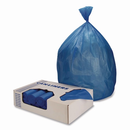 Heritage 30 gal Trash Bags, 30 in x 43 in, Extra Heavy-Duty, 1.3 Mil, Blue B6043PX
