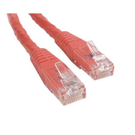 Ezgeneration 6 Ft Red Molded Cat6 Utp Patch Cable EZ689125