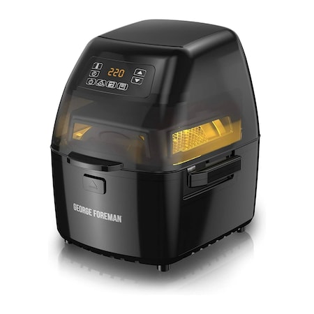 George Foreman Twist N Crisp Air Fryer with Backing Rack GHFD6800B