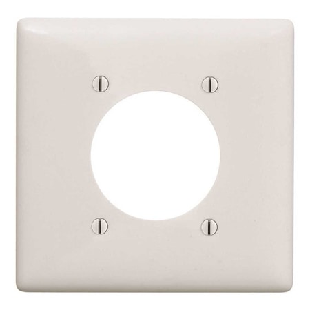 Hubbell Wiring 2-Gang 2.15 in. Opening Wall Plate - White P703W