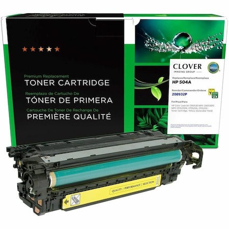 Clover Imaging Group Imaging Remanufactured Extended Yield Yellow Toner Cartridge 200932P