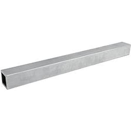 Powerhouse 0.75 in. 4 ft. Aluminum Square Tubing, Natural PO3618480