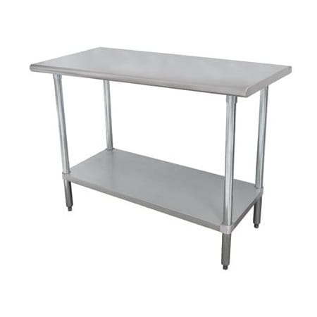 Advance Tabco Flat Top Work Prep Table SLAG-185-X