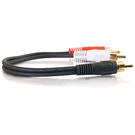 C2G Value Series RCA Plug To RCA Plugs x 2 Y-Cable 6 03161