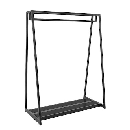 Econoco Retail Apparel Rack, Metal, 62 in H APA48MAB