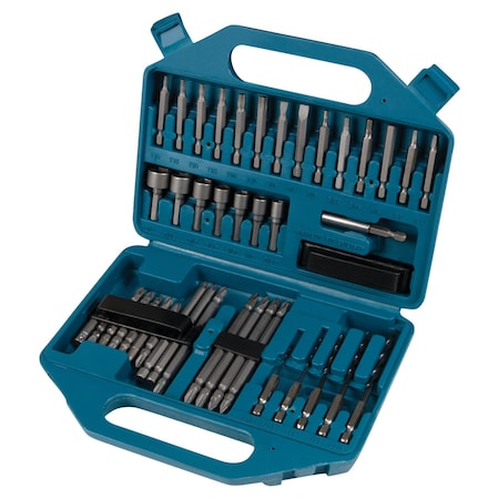 Performance Tool 45 pc. Power Bit Set, Magnetic Extension, Nut Drivers, Drill Bits W1352