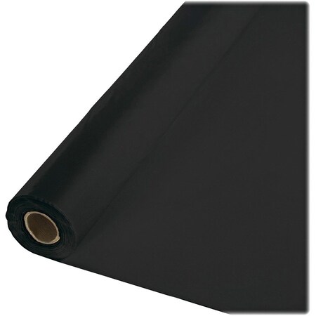 Touch Of Color Black Plastic Banquet Roll, 100' x 40" 013002
