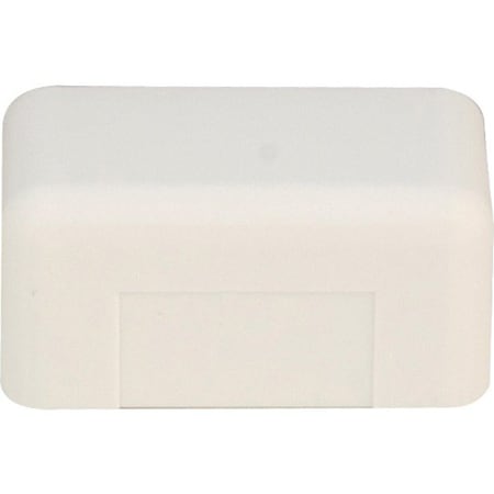 Cable Wholesale End Cap Raceway, 31R3 Series, Ivory 31R3-005IV