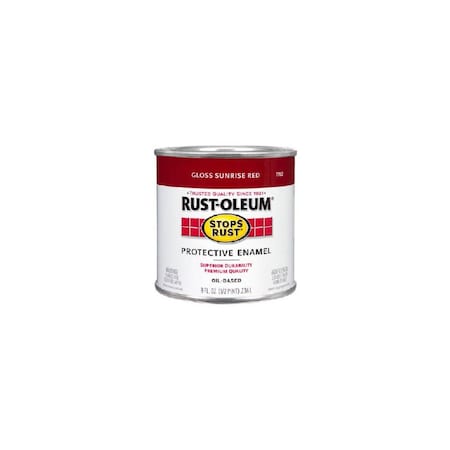 Rust-Oleum Protective Paint Stops Rust Gloss Sunrise Rise Oil-Based 0.5 pt Sunrise Rise 7762-730