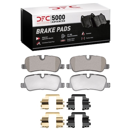 Dfc 5000 Euro Ceramic Disc Brake Pad Set,  1600-1099-01