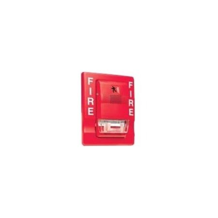 Edwards Signaling Trim Plate, Red, H 1/2 x L 5 7/8 In EG1RT