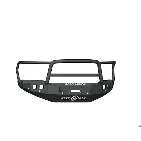 Road Armor 19-C RAM 2500 3500 STEALTH FRONT WINCH BUMPER LONESTAR GUARD W/6 SENSO 4192F5B