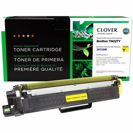 Clover Imaging Group Imaging Remanufactured High Yield Yellow Toner Cartridge 201358P