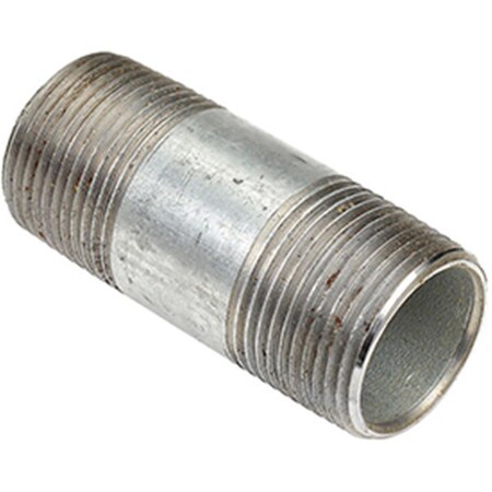 Anvil 1 x 3 in. Galvanized Steel Pipe Nipple - 150 PSI B1754497