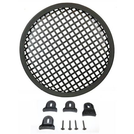 Deejay Led 8-in Diameter Steel Monster Mesh Grill for 8-in Woofers with hardware TBH8GR