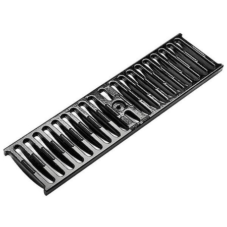 Zurn Grate, Black, Rectangular, 19-1/2 in L P6-DGE