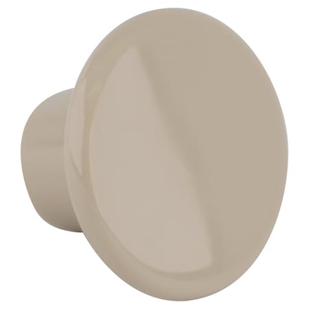 Brixwell Traditional Mushroom Residential Cabinet Knob For Bathroom, Bedroom And Kitchen 1-1/4 in Dia Almond BXB208PA